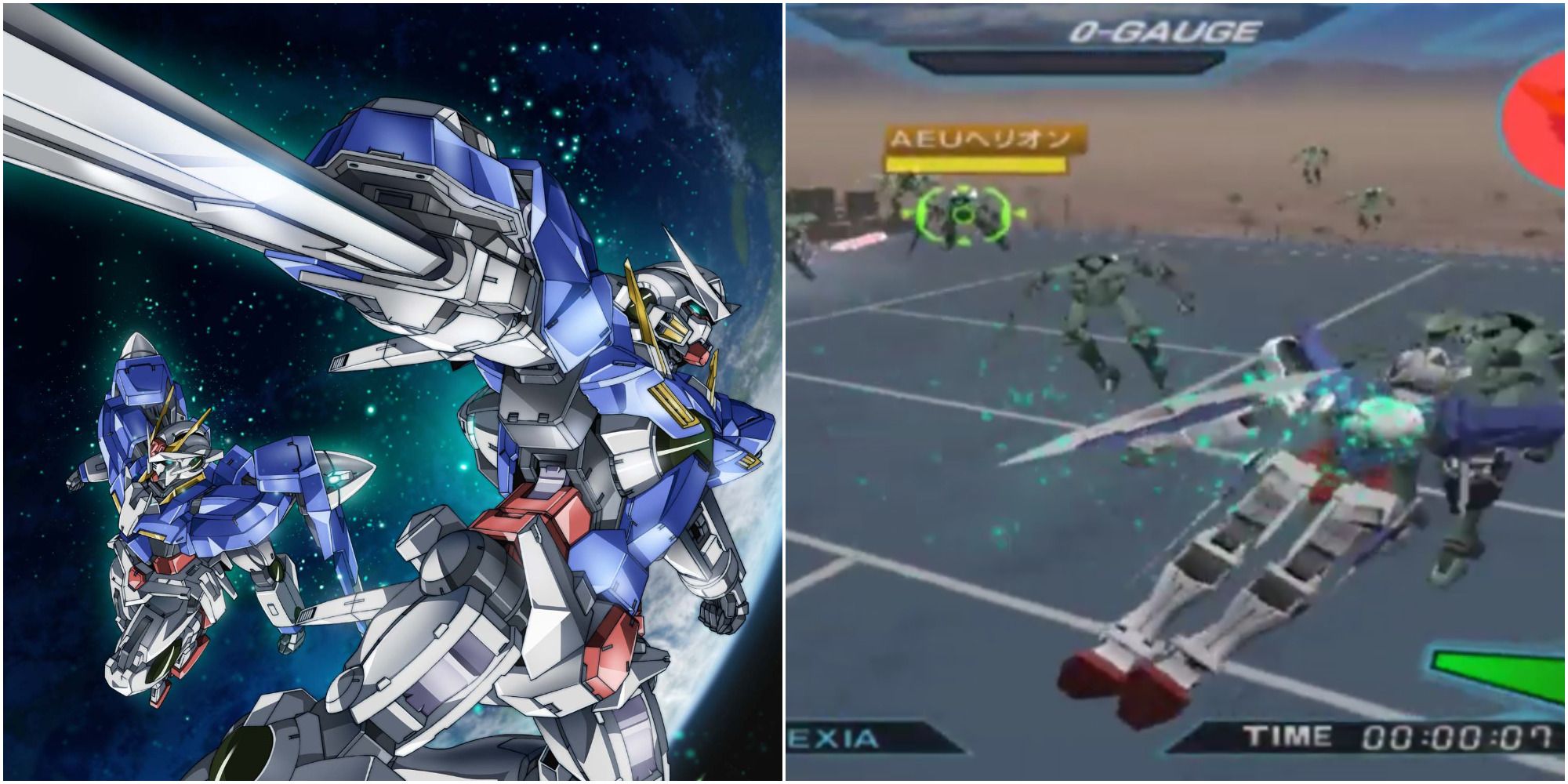 double 00 gundam meisters cover & gameplay