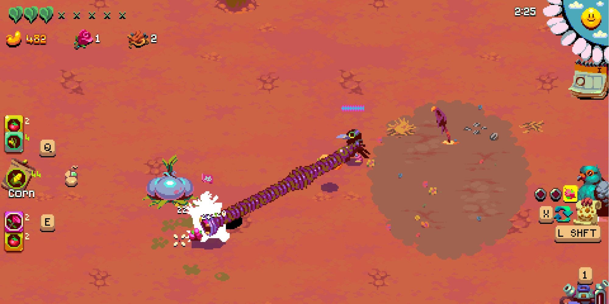 Atomicrops Reap What You Crow Leech Gun 