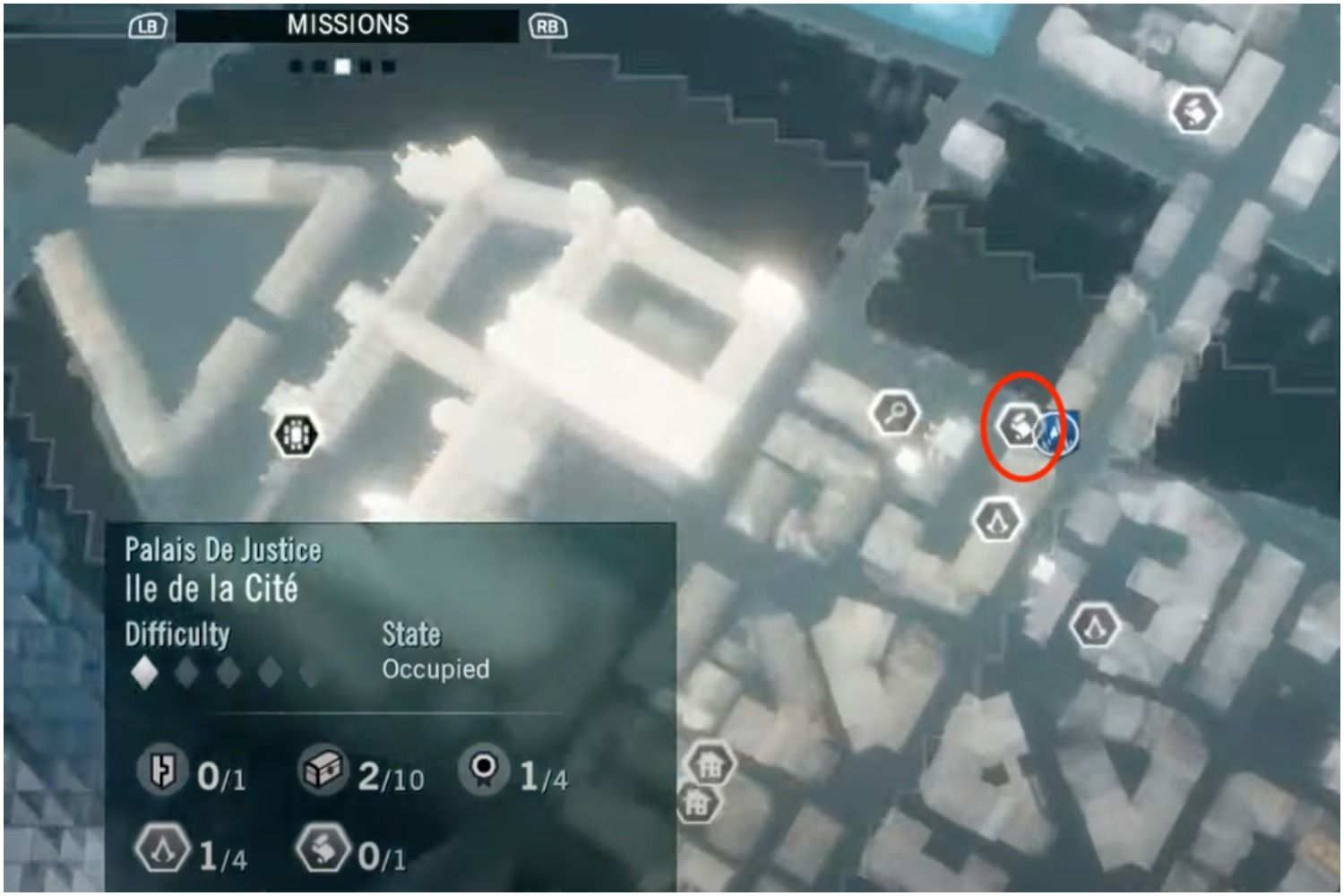 Assassin's Creed Unity Saturnus Location
