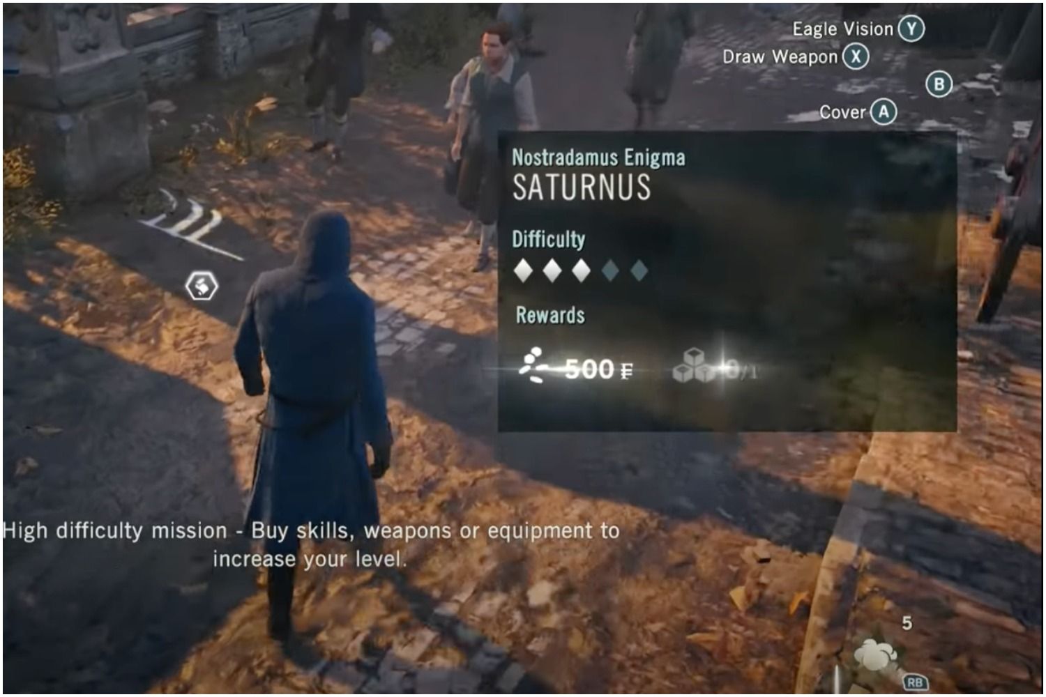 Assassin's Creed Unity Saturnus riddle