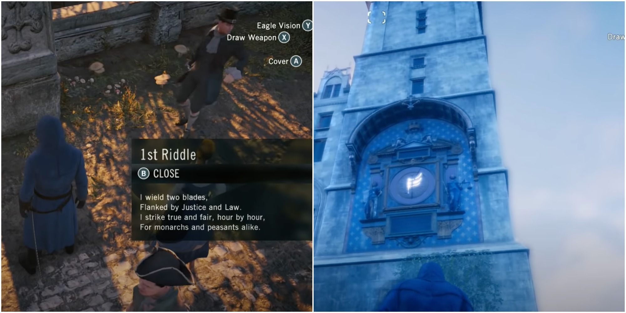 Assassin's Creed Unity Saturnus First Riddle