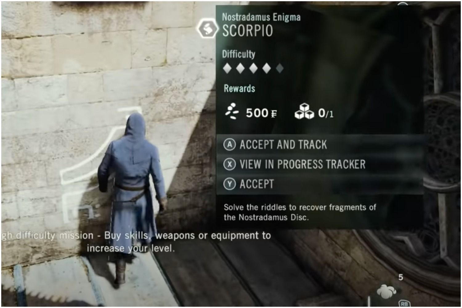 Assassin's Creed Unity Scorpio First Riddle
