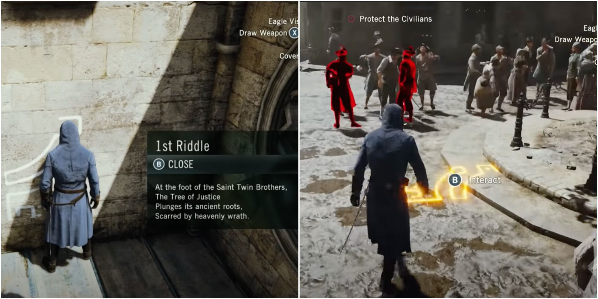 Assassin's Creed Unity Scorpio Riddle 1 solution