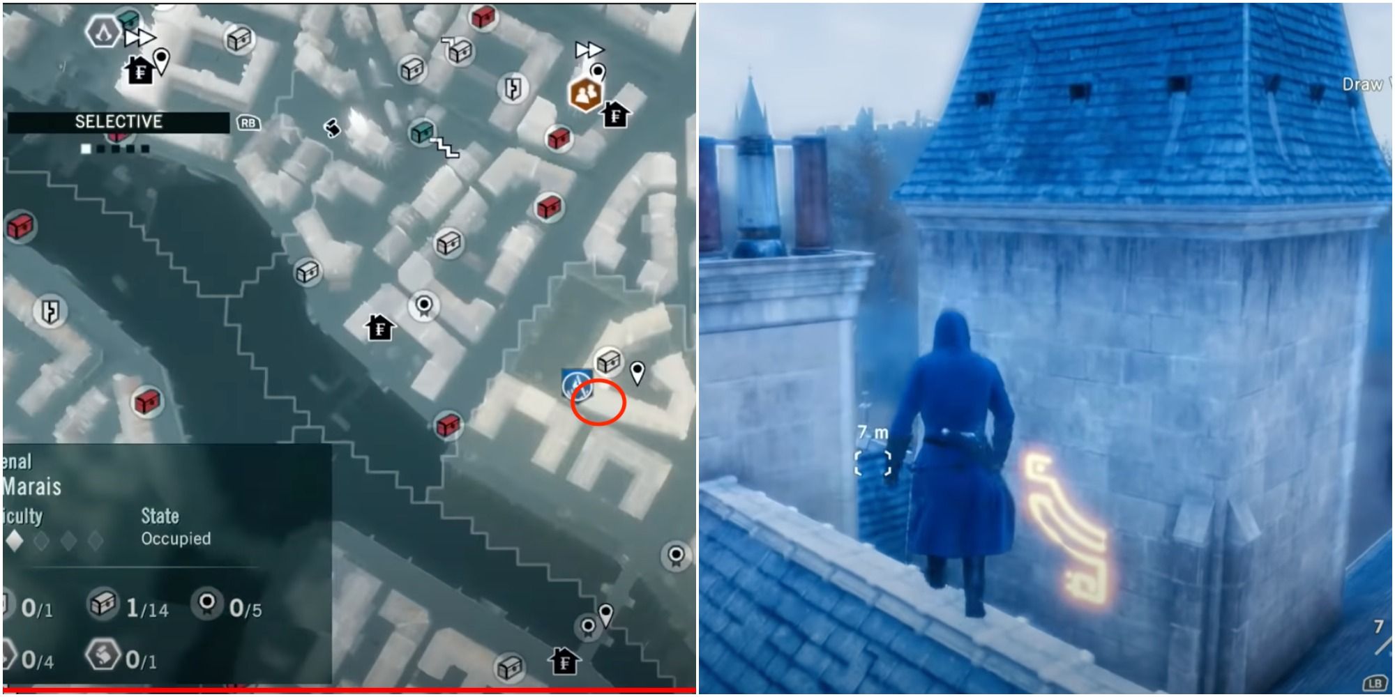 Assassin's Creed Unity Scorpio Riddle 2 location