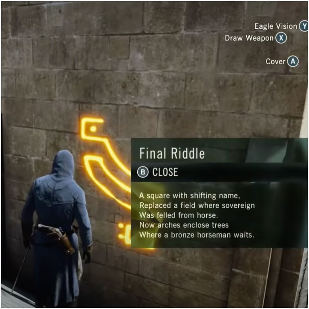 Assassin's Creed Unity Scorpio's final riddle