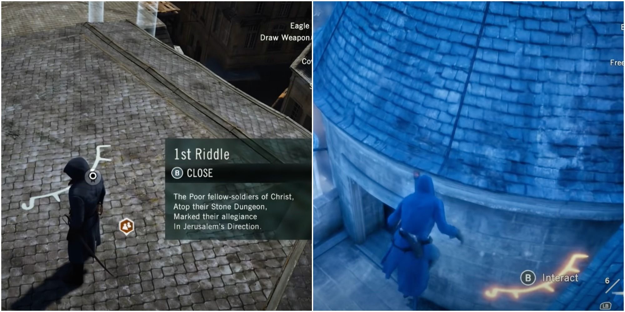 Assassin's Creed Unity Aquarius solution to riddle 1