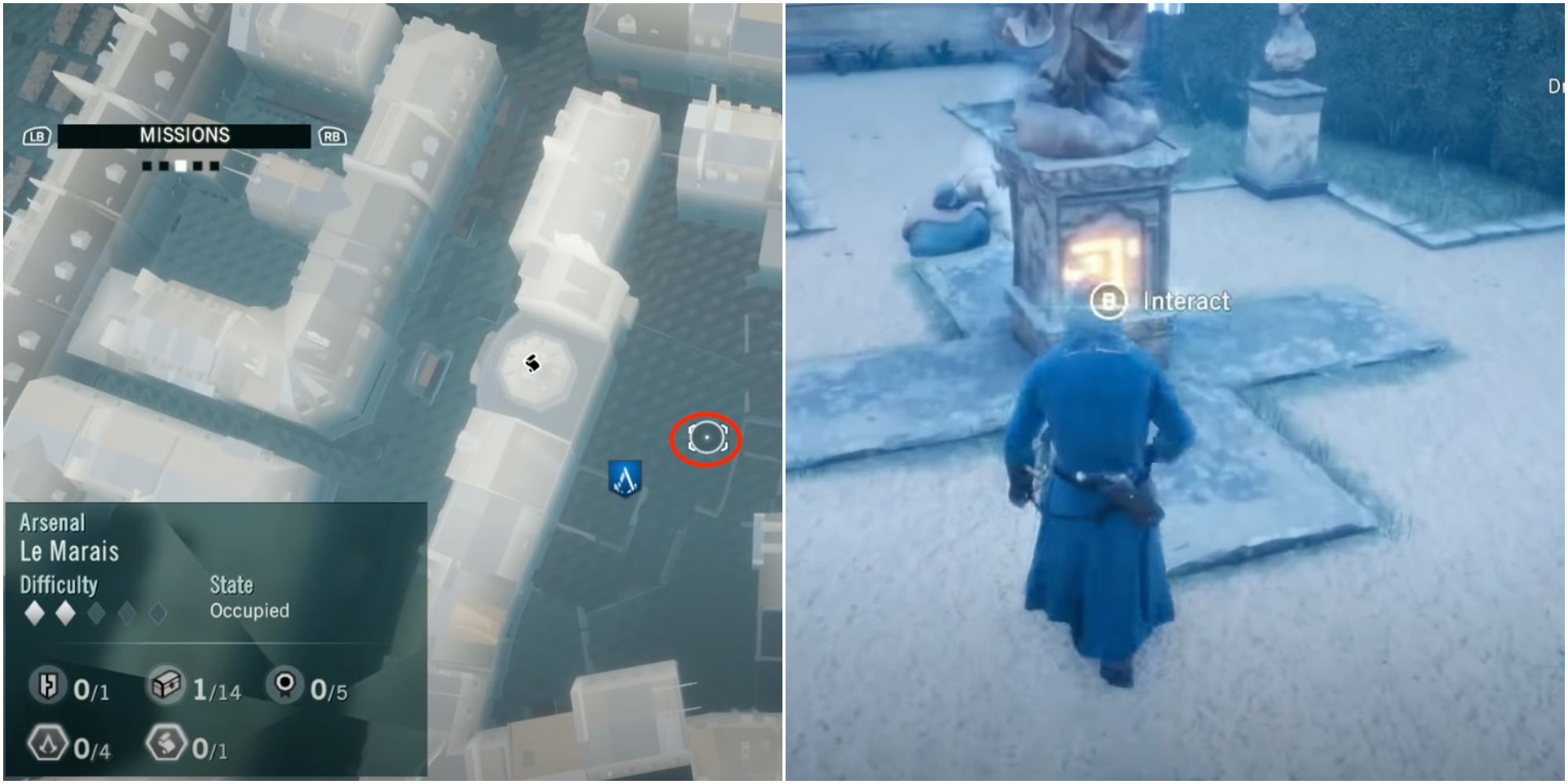 Assassin's Creed Unity Terra Riddle 1 Location