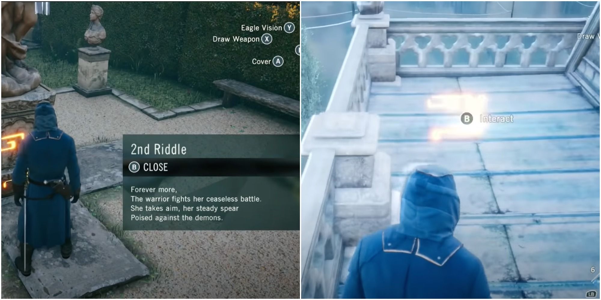Assassin's Creed Unity Terra 2nd Riddle location