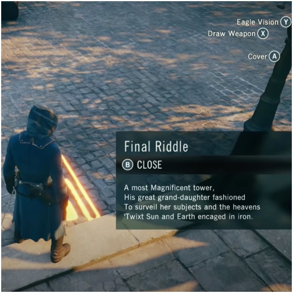 Assassin's Creed Unity Venus Final Riddle
