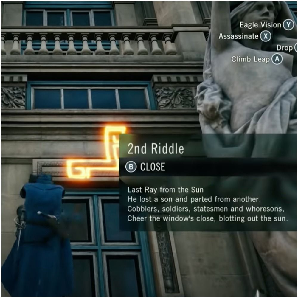 Assassin's Creed Unity Libra 2nd Riddle