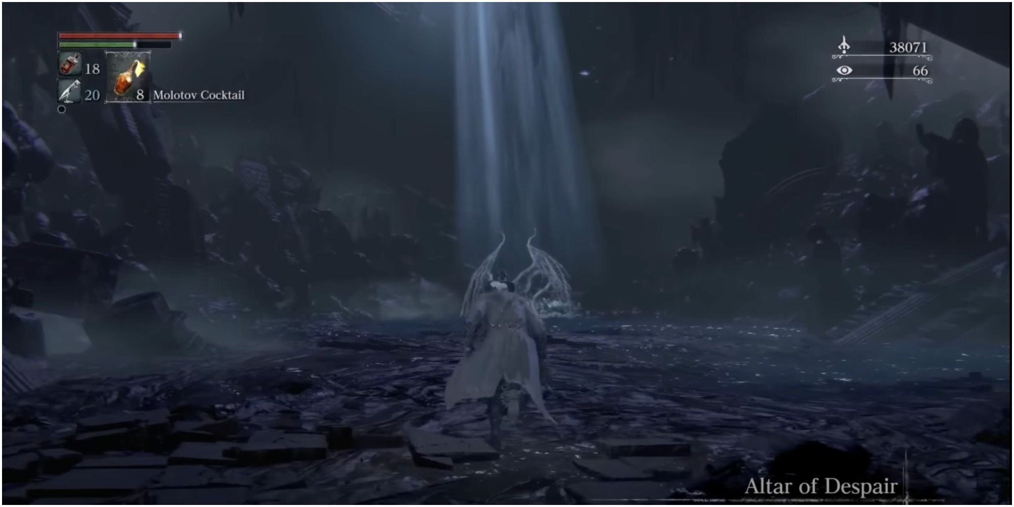 Bloodborne Ebrietas, Daughter Of The Cosmos boss arena