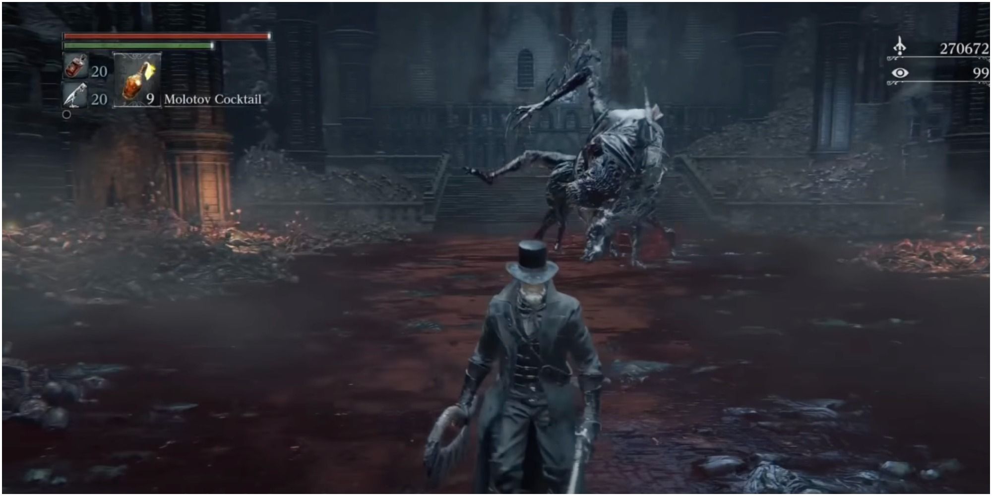 Bloodborne Ludwig The Accursed/ Holy Blade boss arena