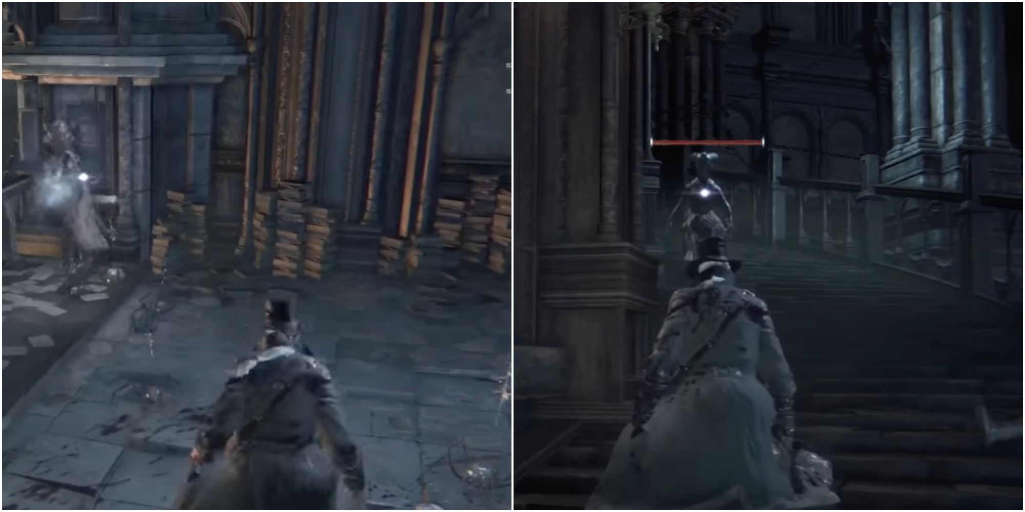 Bloodborne Micolash Host Of The Nightmare boss arena