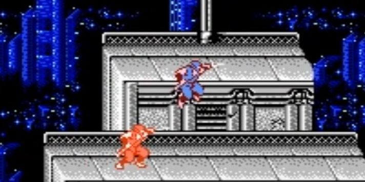 Ryu with a Shadow Clone in Ninja Gaiden 2
