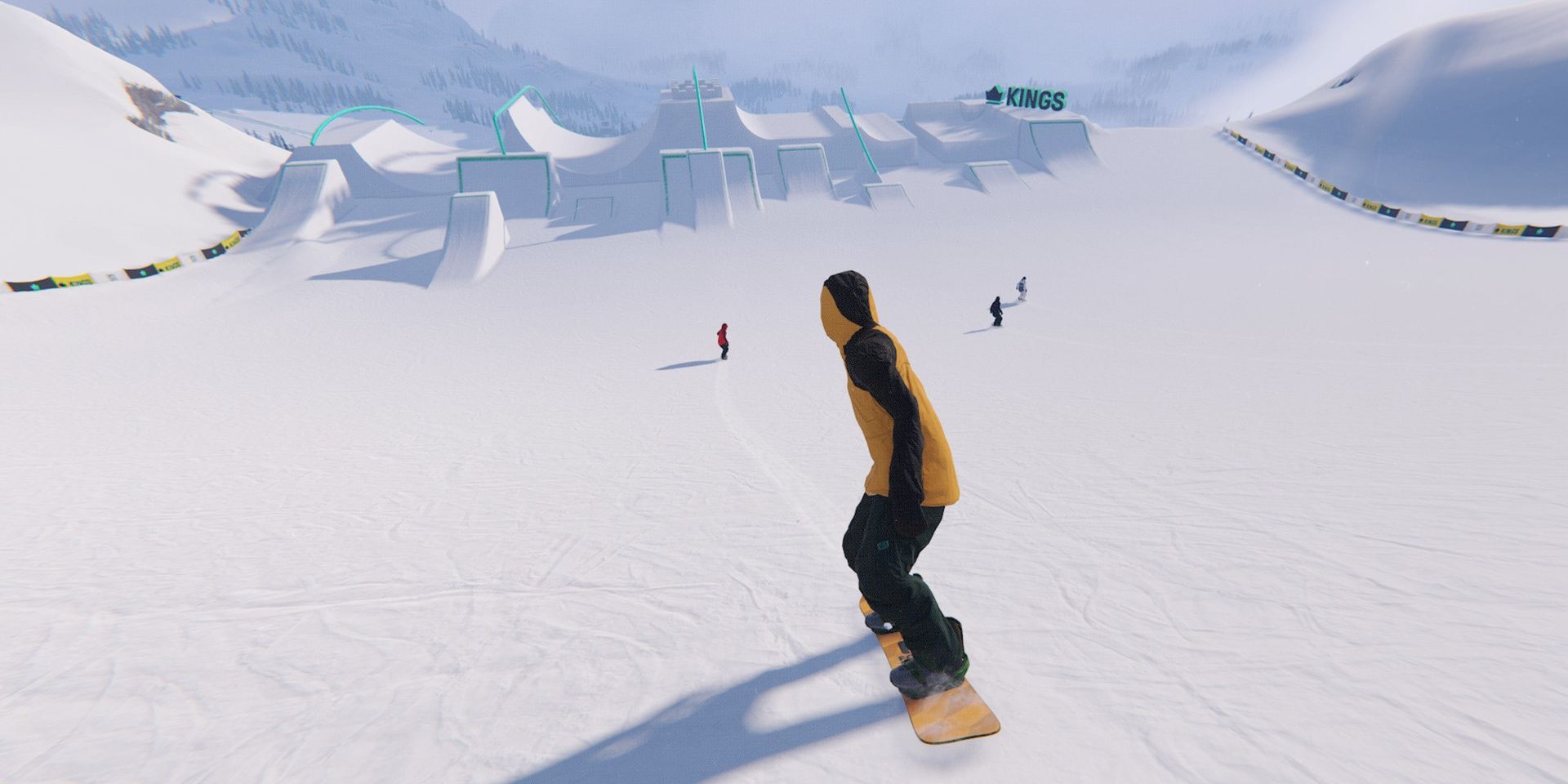 A screenshot showing gameplay in Shredders