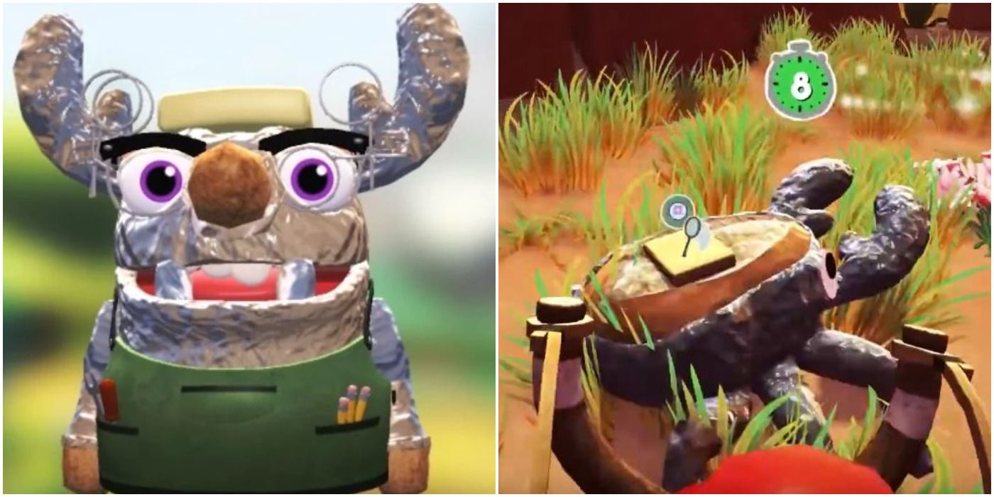 Spuddy transformation and Snak in Bugsnax