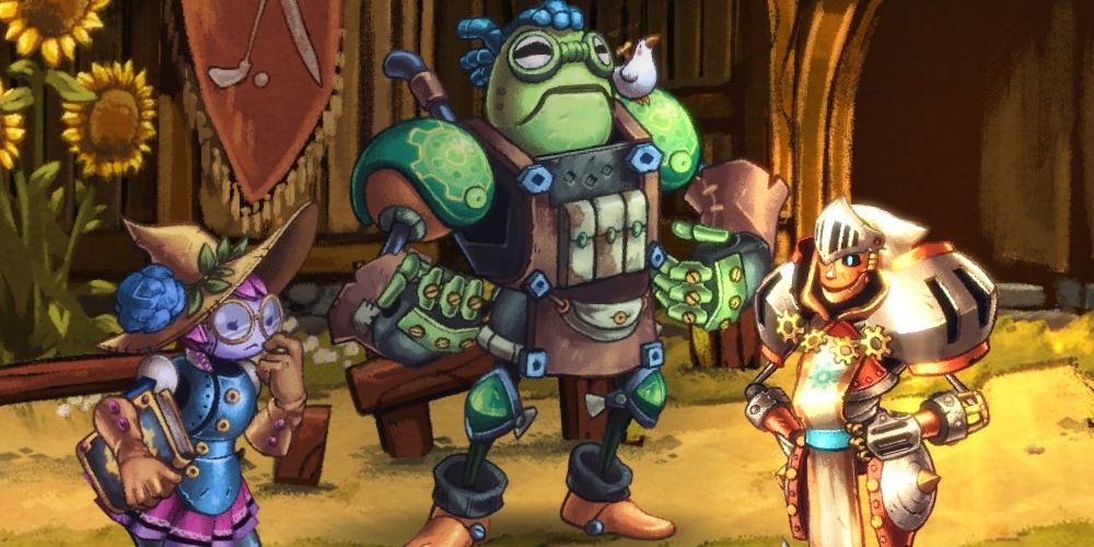 steamworld quest hand of gilgamech starter party