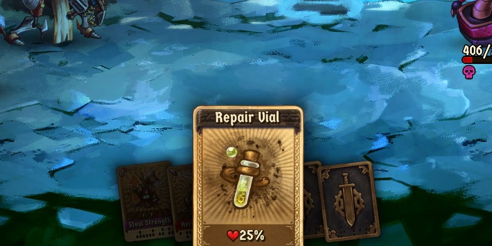 steamworld quest hand of gilgamech basic healing item