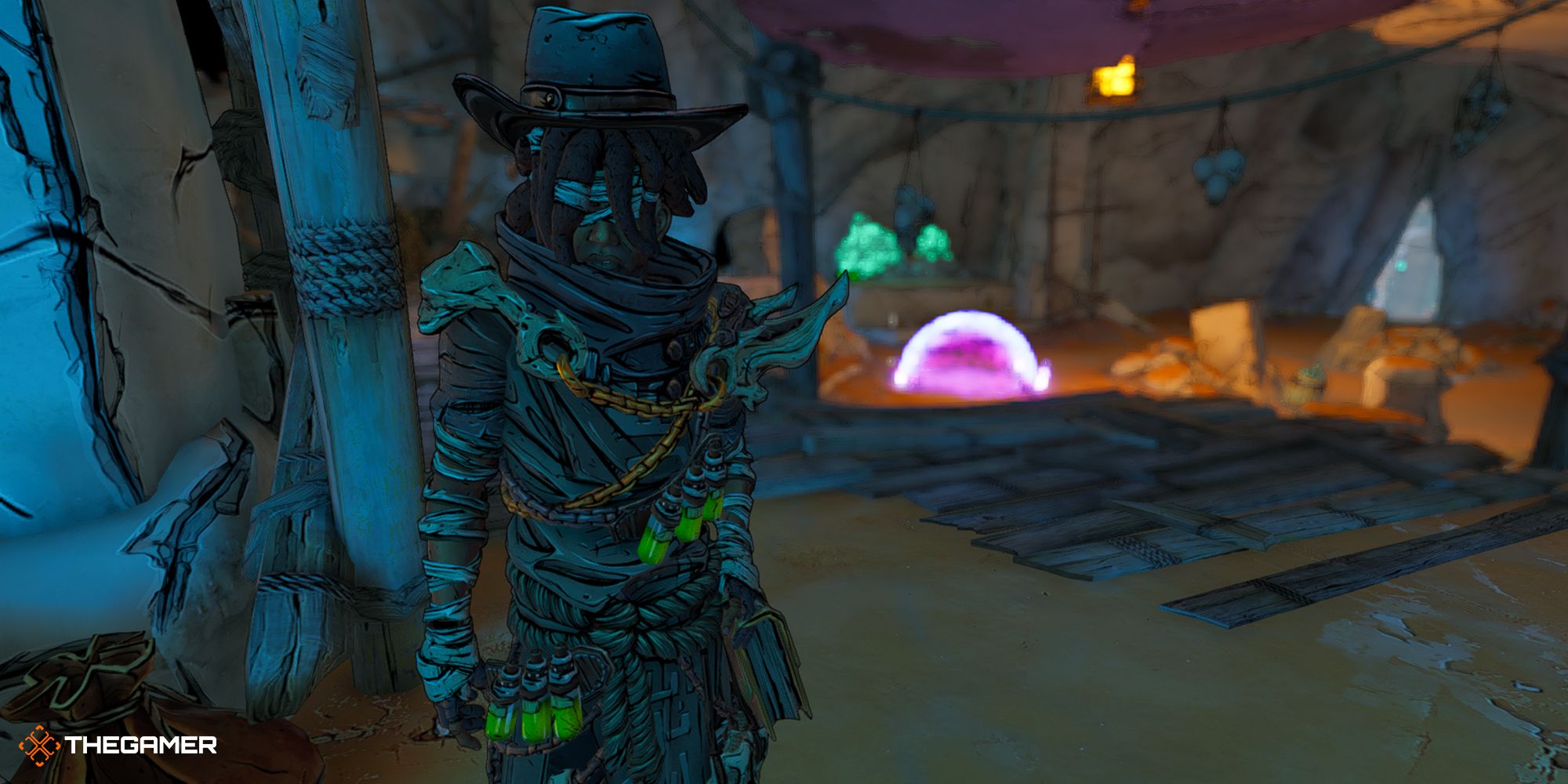 tiny tina's wonderlands - karnok's wall - the wastard in a fedora