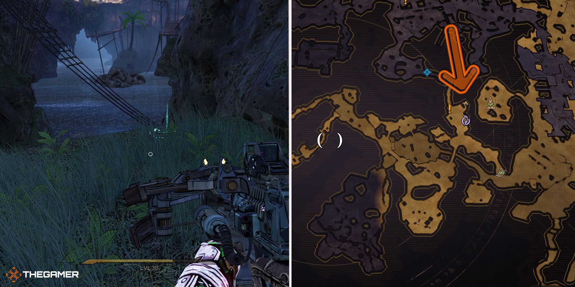 tiny tina's wonderlands - lore scroll in crackmast cove 2