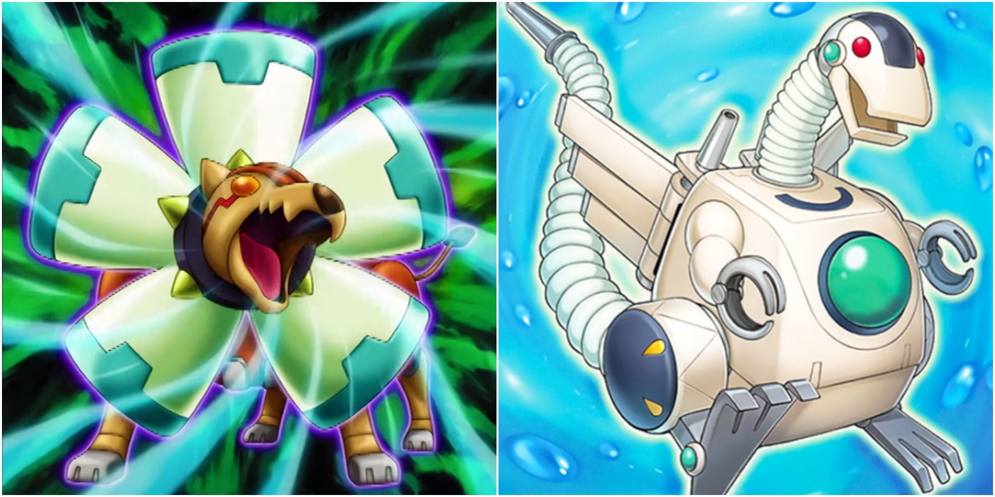yugioh Appliancer laundry dragon and Propelion card artwork