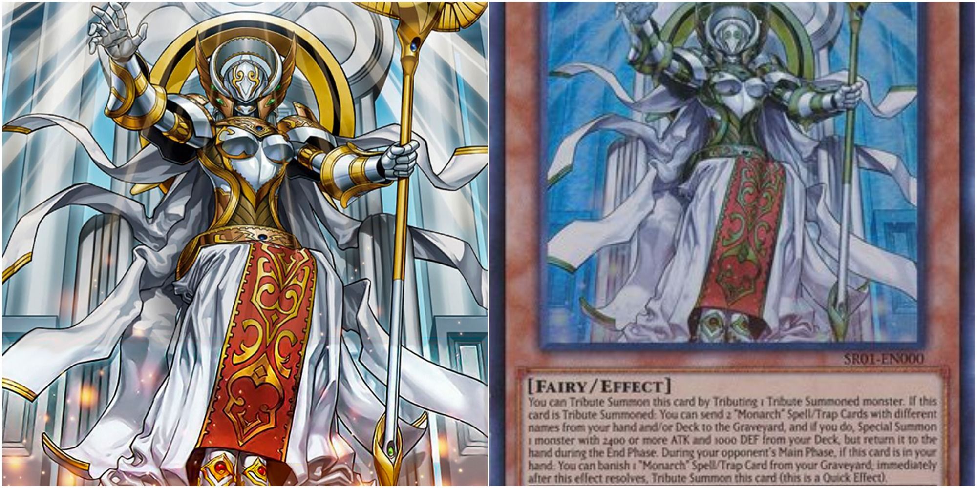 yugioh Ehther The Heavenly Monarch card art and text