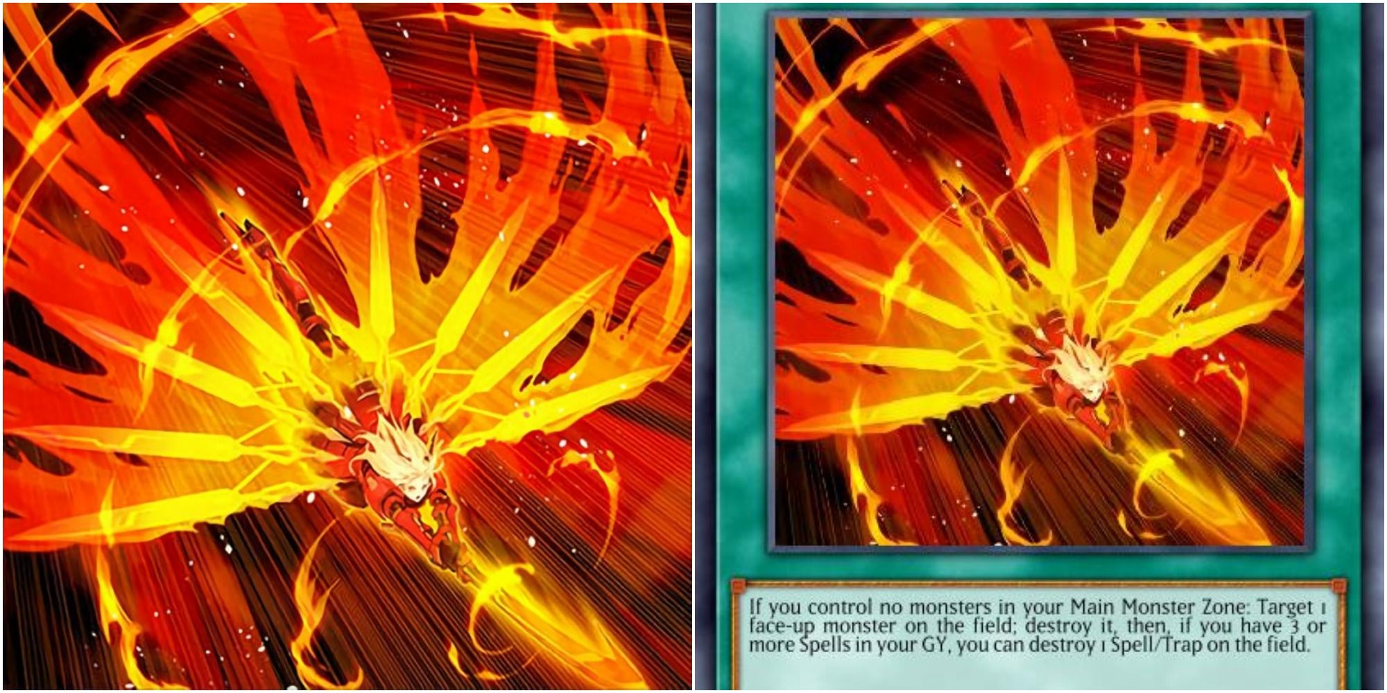 yugioh sky striker maneuver afterburners card art and text