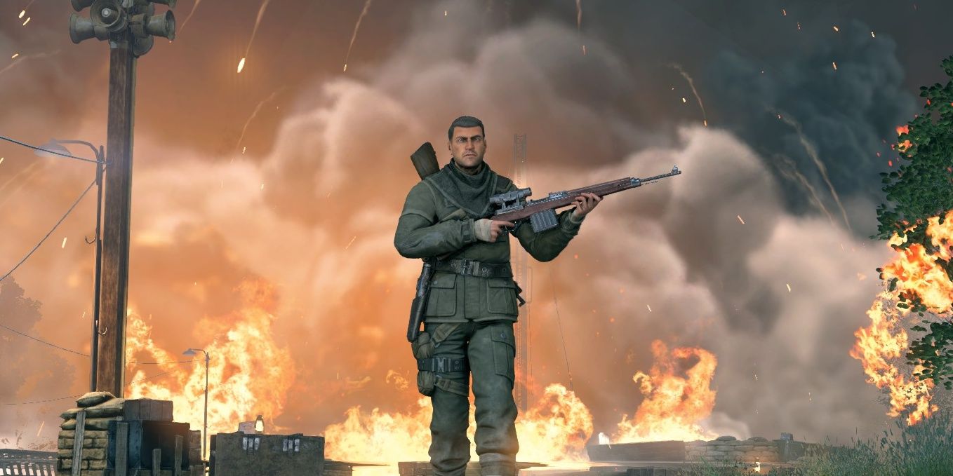 Karl Fairburne feeling good after shooting a rocket.