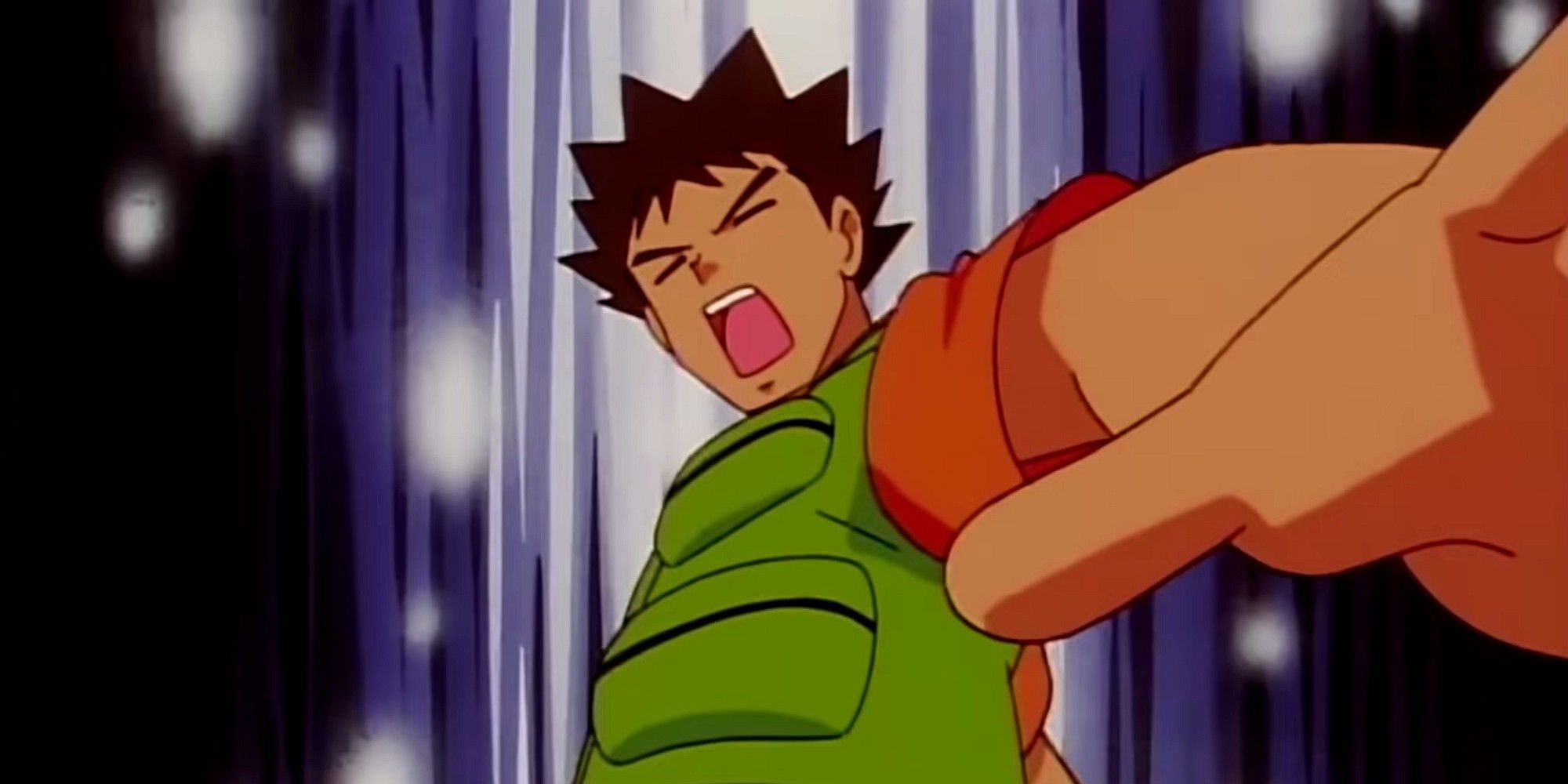 Brock the rock-type gym leader from Kanto in Pokemon