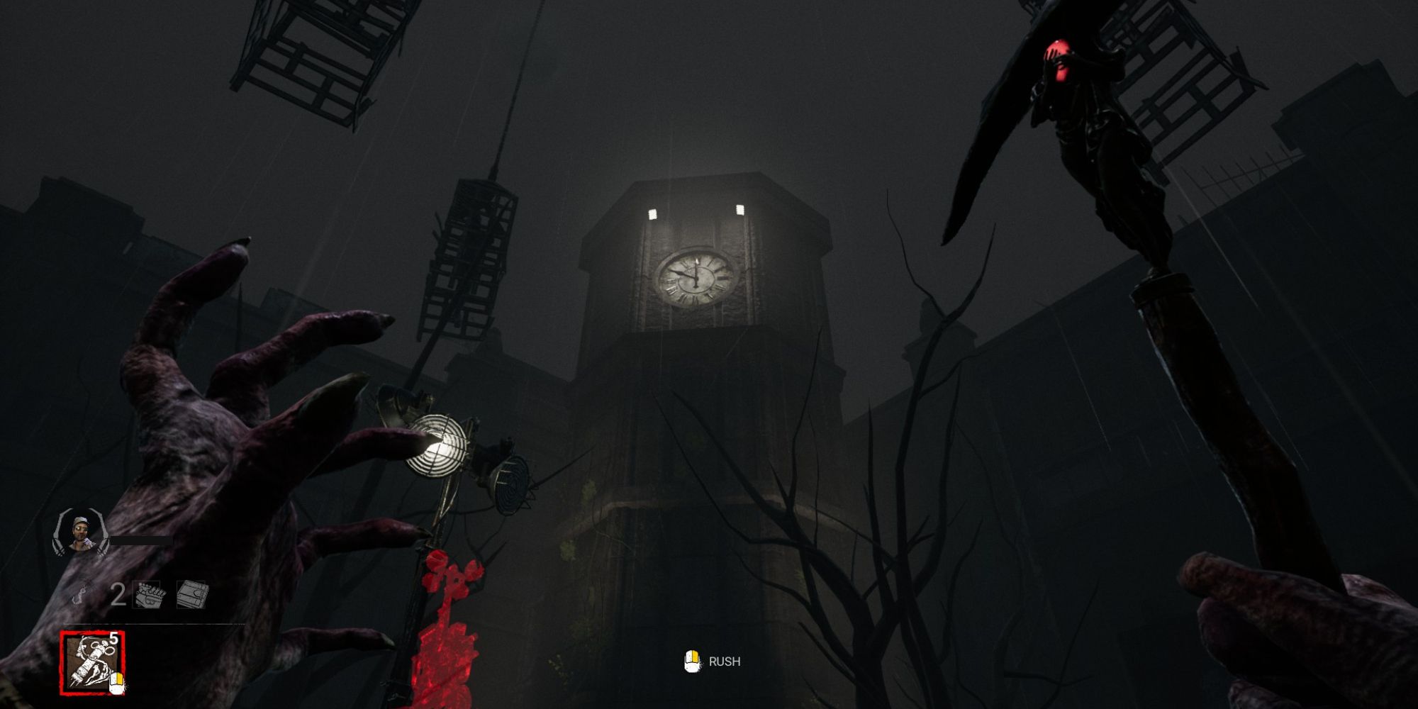 Dead By Daylight Midwich Elementary courtyard clock