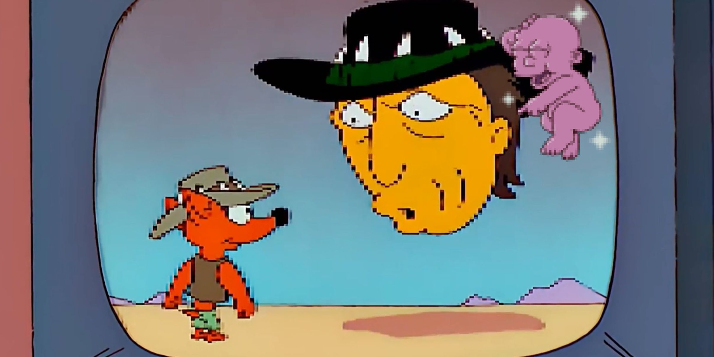 Crash Bandicoot parody in The Simpsons