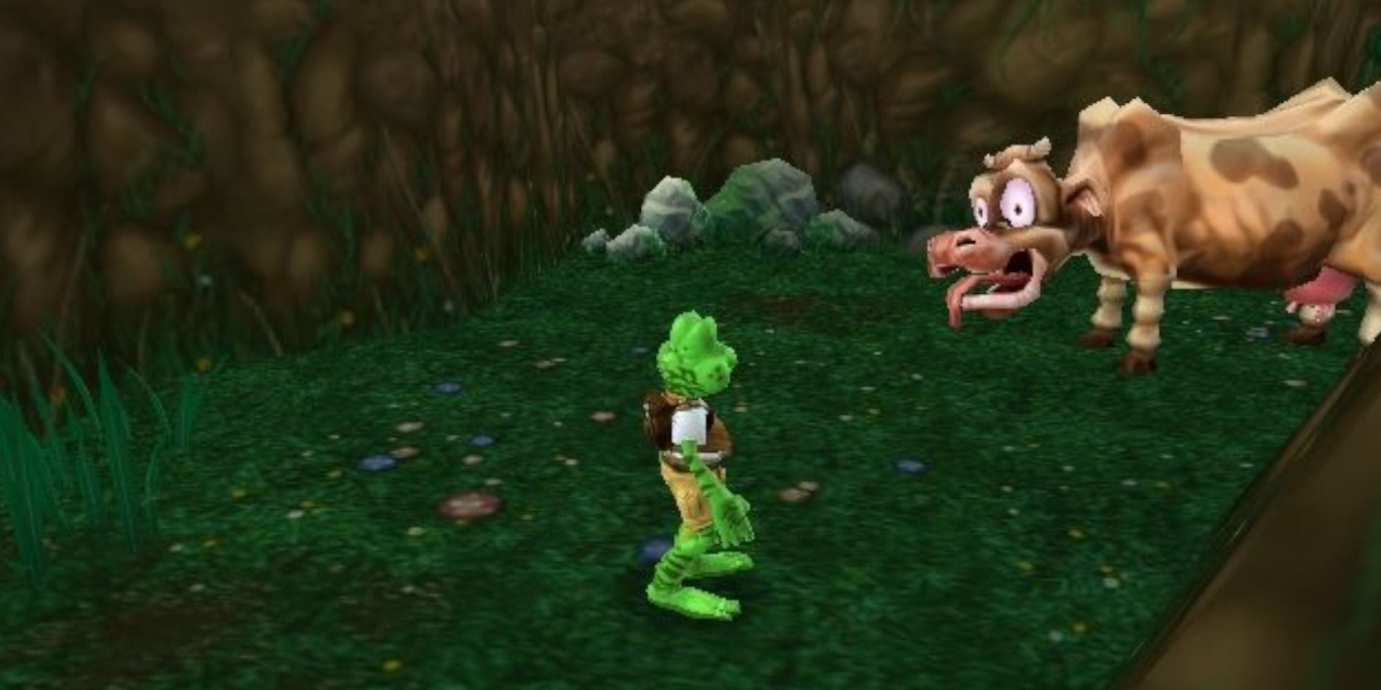 Frogger With a deranged Cow