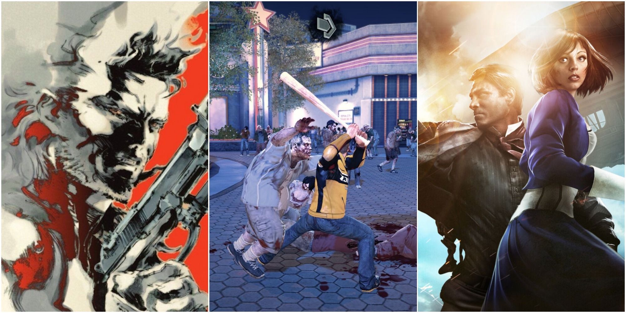 Escort Missions Featured - MGS2, Dead Rising 2, Bioshock Infinite