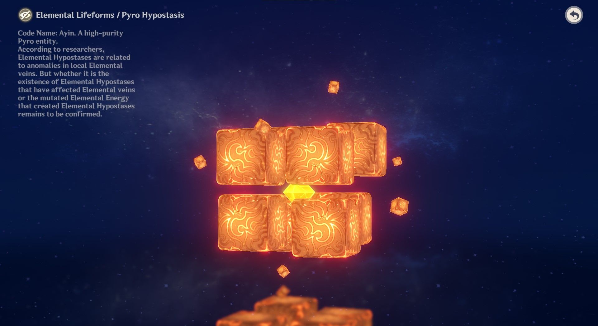 Genshin Pyro Hypostasis