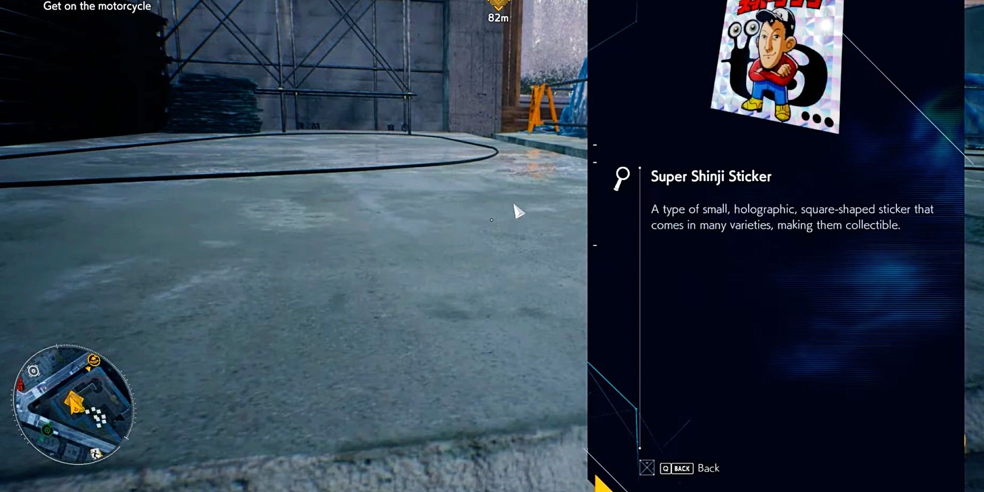 Ghostwire Tokyo Shinji Mikami Easter Egg card picture on the right side 