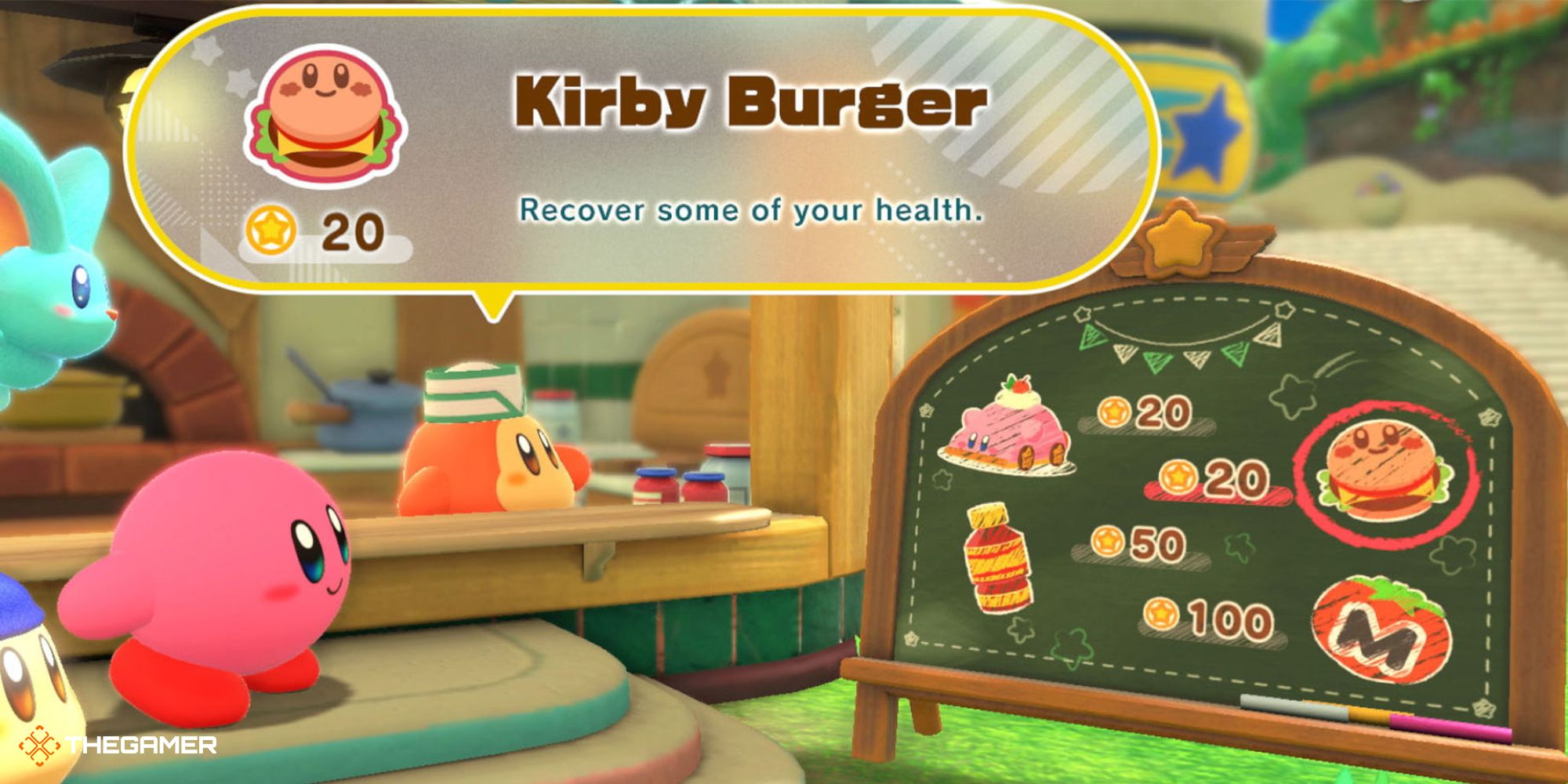 Kirby and the Forgotten Land - Cafe