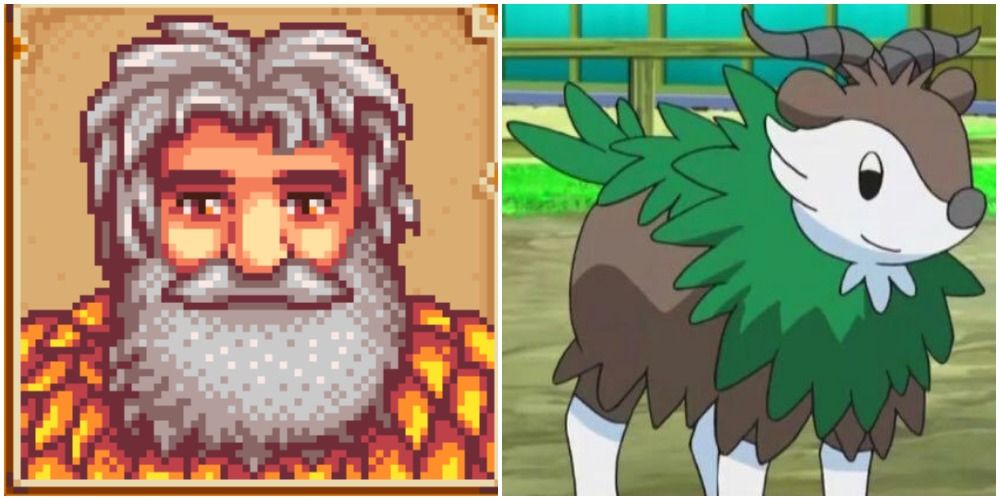 Split image screenshot of Linus and Skiddo.