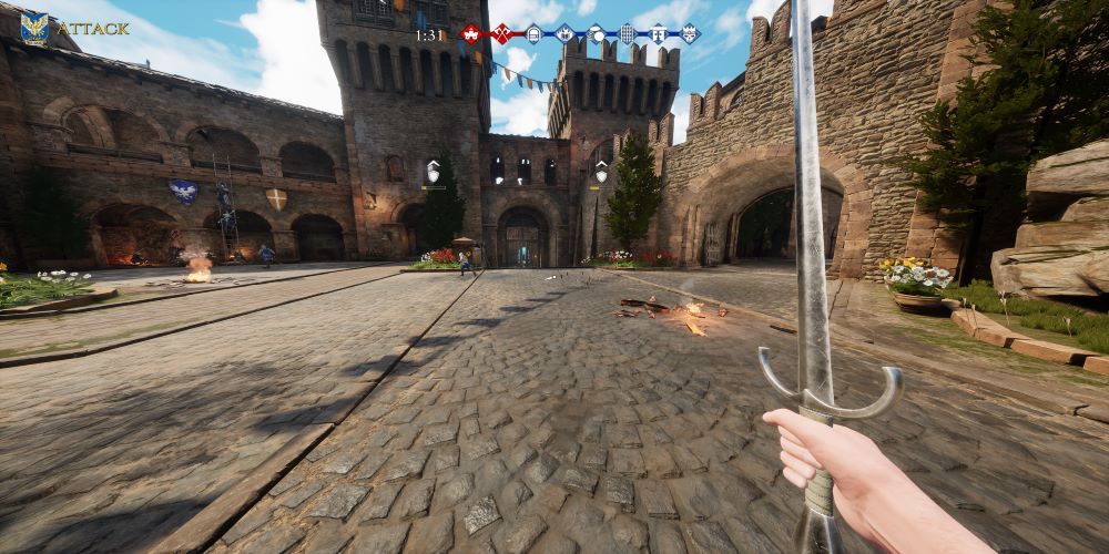 Mordhau Best Swords Ranked Bastard Sword in castle