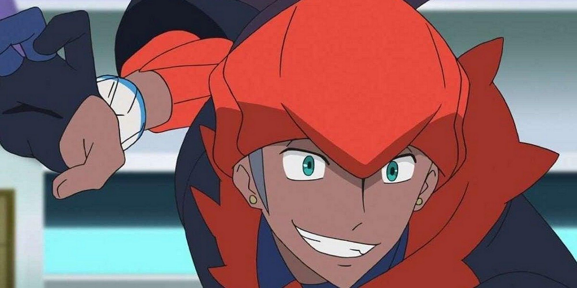 Raihan the Dragon Trainer from Pokemon Sword and Shield