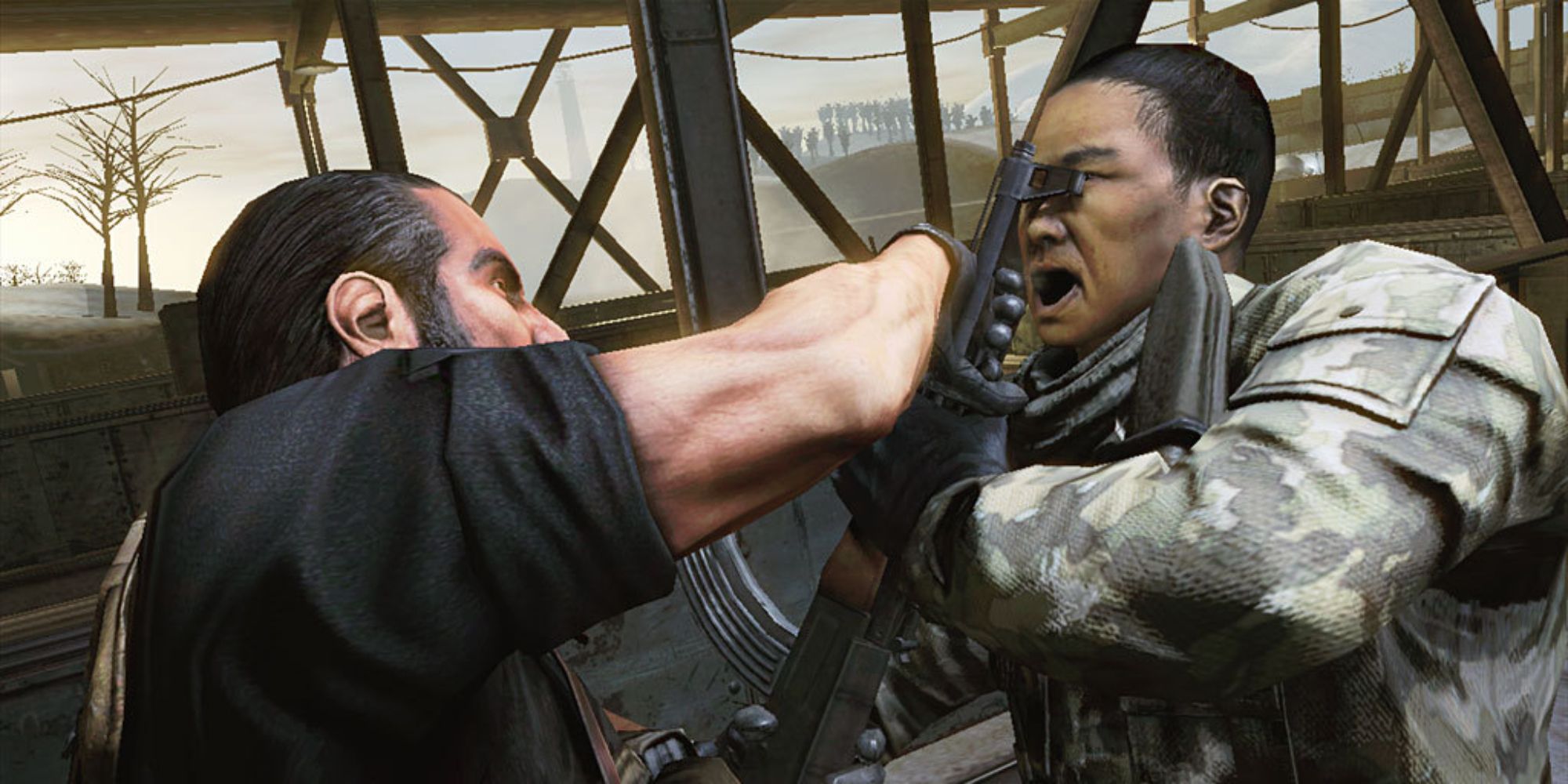 Rogue Warrior Screenshot Of Protagonist Doing A Melee Attack