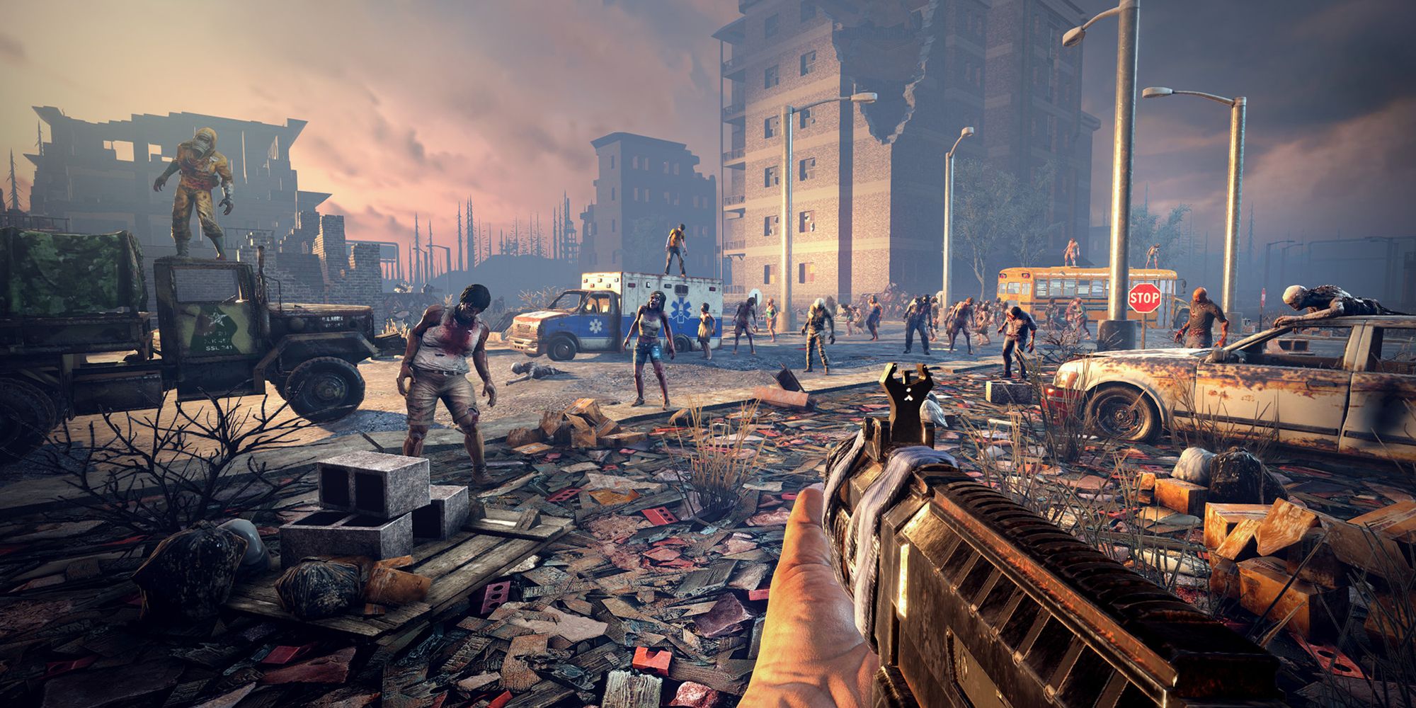 Preparing To Open Fire On Zombies