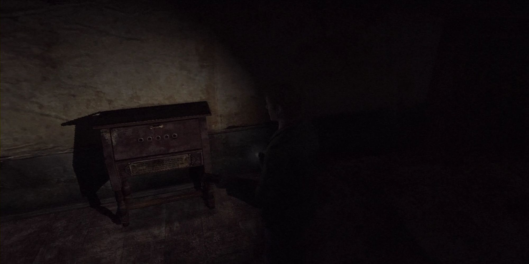 James Looks At The Coin Desk