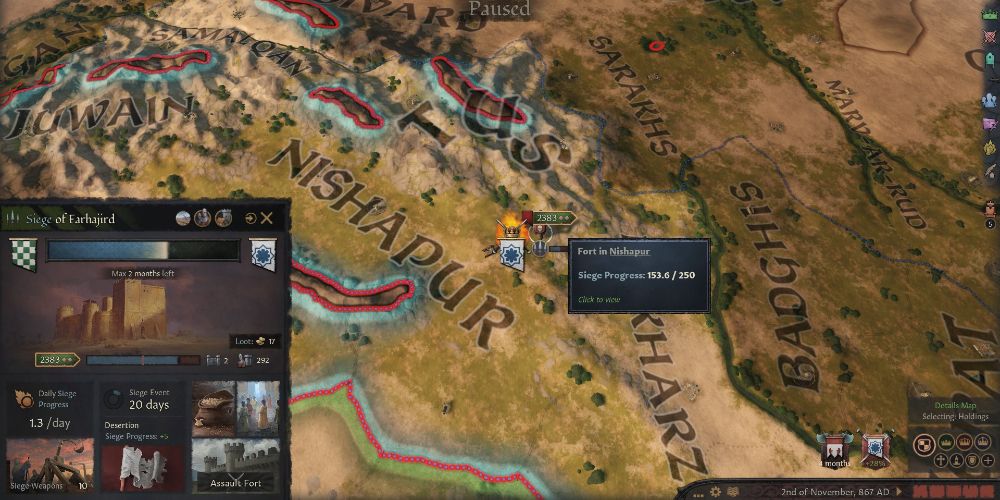 crusader kings 3 nishapur besieged