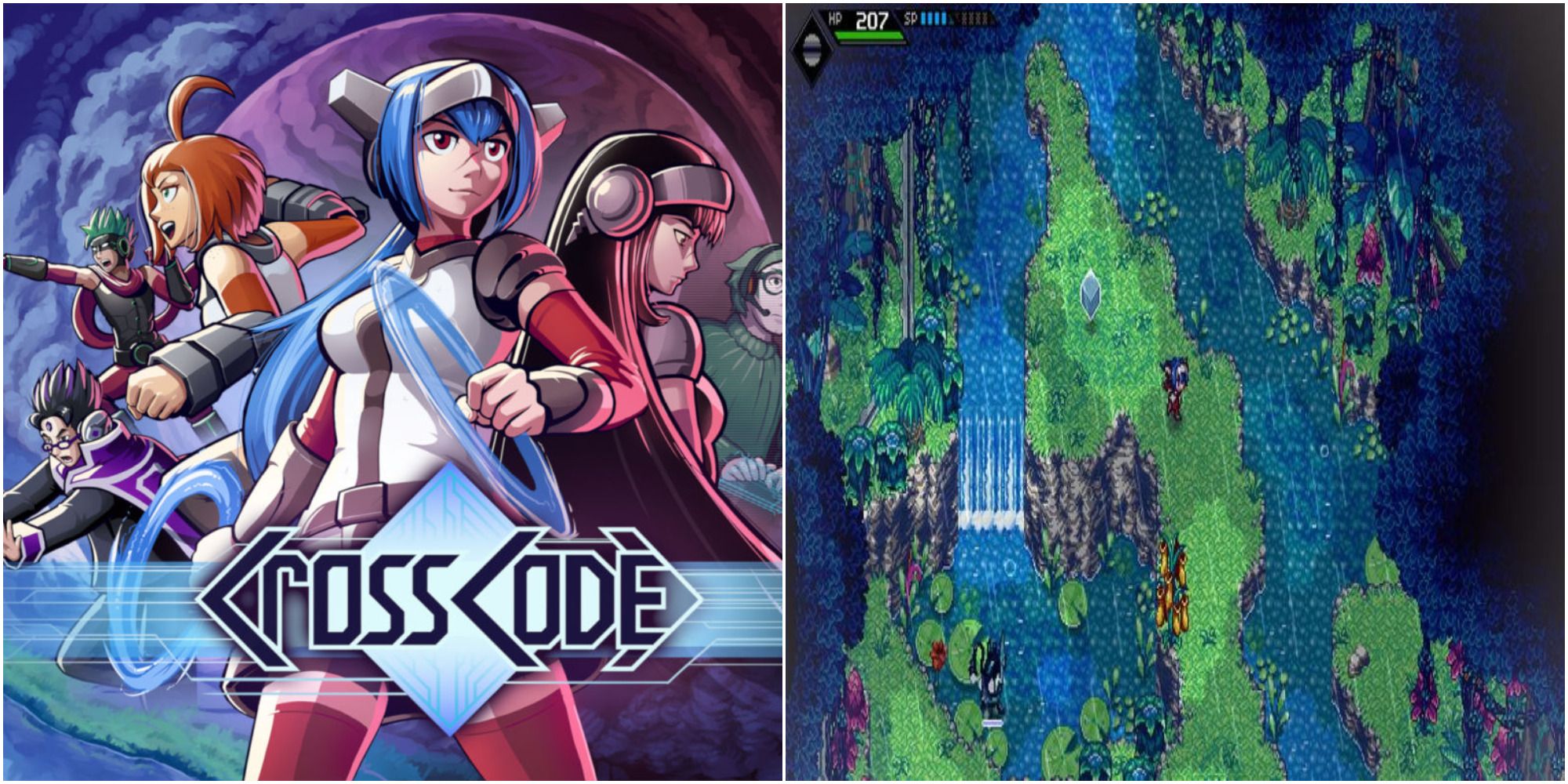 crosscode cover & gameplay
