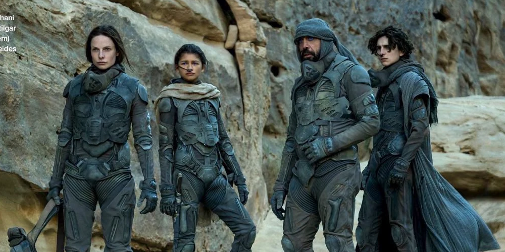 Dune Movie 2021 Jessica Chani Stilgar Paul Stillsuits