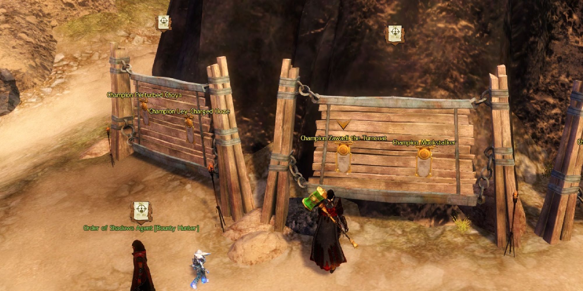 player standing next to bounty for Zawadi The Turncoat