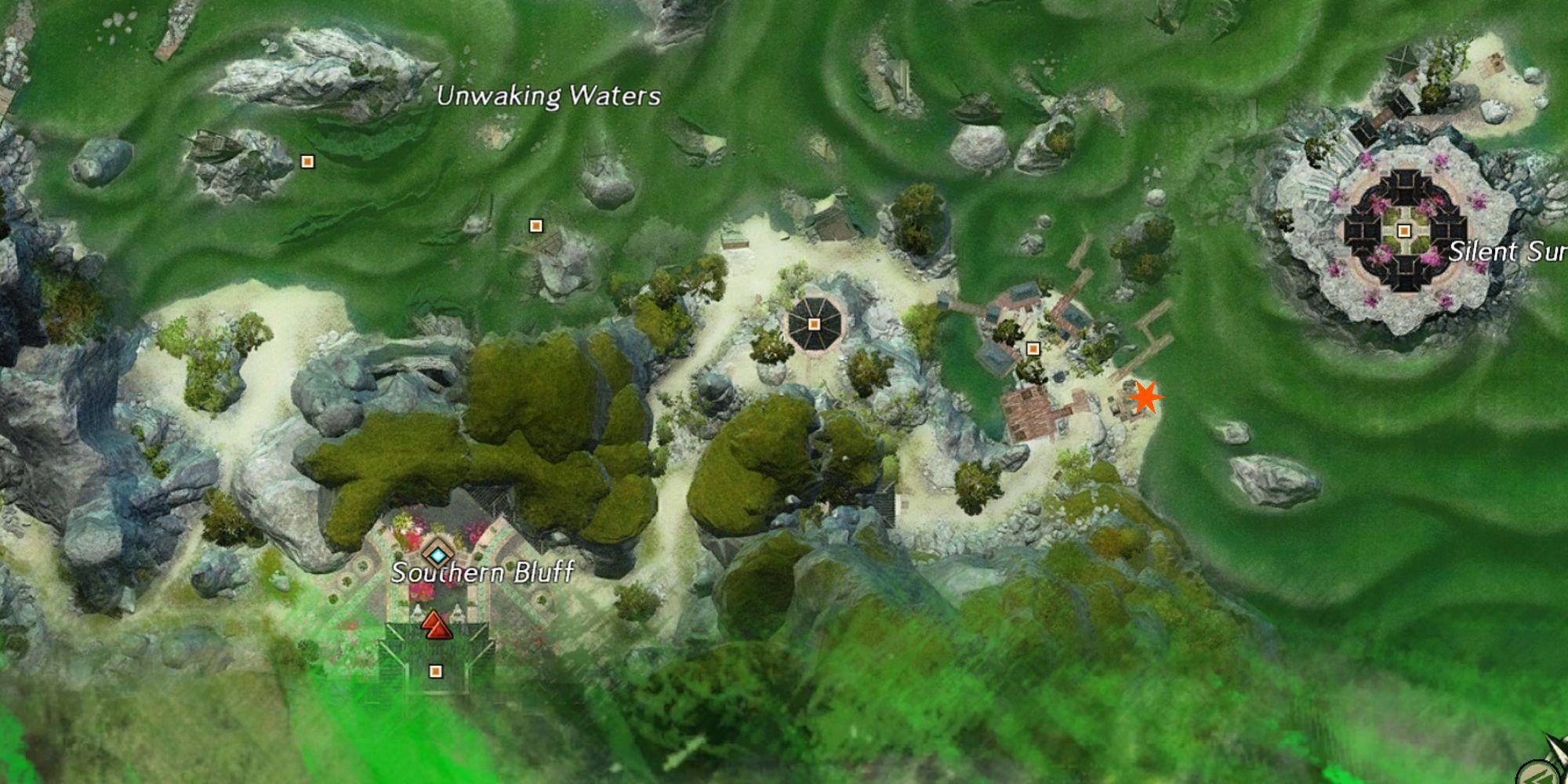 yenna's location marked on map of dragons end