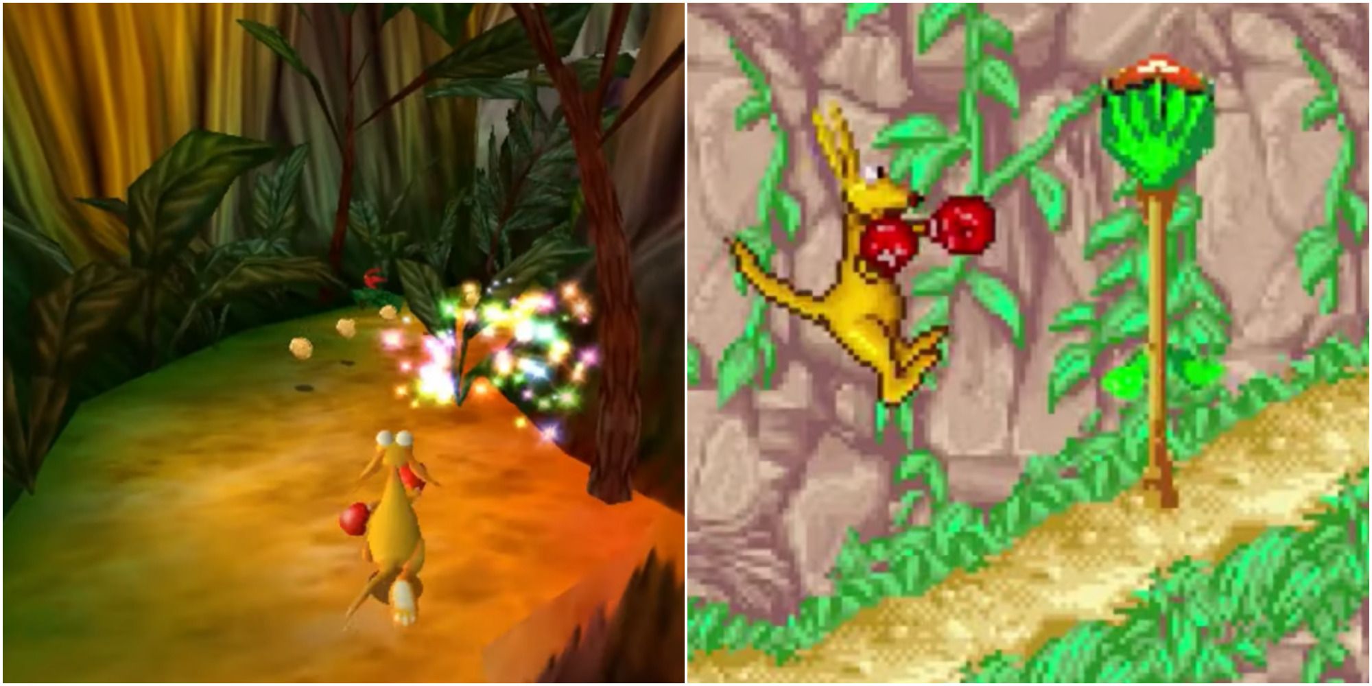 kao the kangaroo gameplay difference