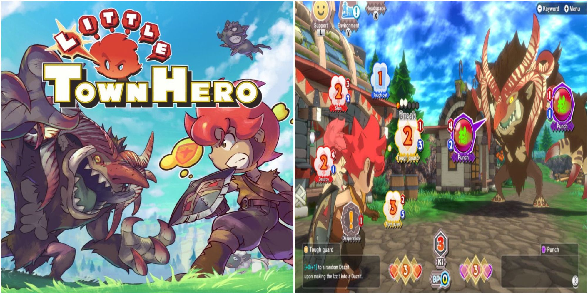 little town hero cover & gameplay