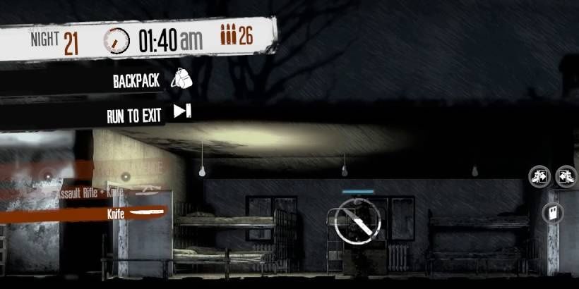 Stealth gameplay in This War Of Mine.